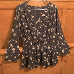 Belle tweed size XL 3quarter sleeve blouse